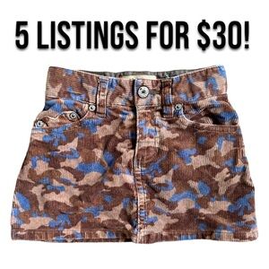1989 place 24 months camo skirt skort baby girl